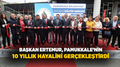 T.C. Pamukkale Belediye Başkanı Ali Rıza Ertemur’un kararlı çalışmalarıyla, Pamukkale’de