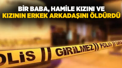 Ankara’da bir kişi, kızını ve beraber yaşadığı şahsı silahla vurarak
