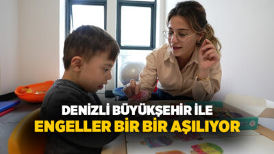 Down sendromlu 5 yaşındaki Hüseyin Fatih Hız, Denizli Büyükşehir Belediyesi