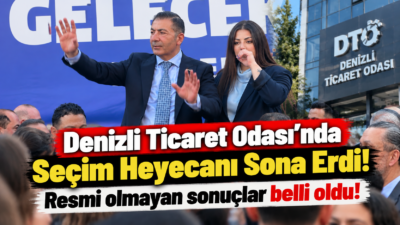 Denizli Ticaret Odası'nda bugün gerçekleştirilen meslek komitesi seçimlerinde oy verme