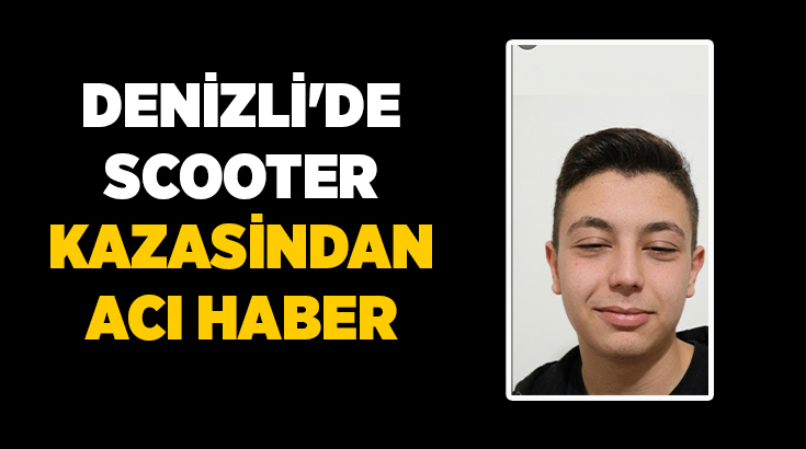 Denizli'nin Pamukkale ilçesinde scooter kullandığı esnada yoldaki çukura düşerek ağır