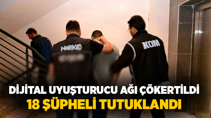 Nevşehir merkezli 4 ilde internet üzerinden uyuşturucu madde satışı yaptığı