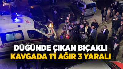 Erzurum’da bir düğün salonunda çıkan bıçaklı kavgada 3 kişi yaralandı.