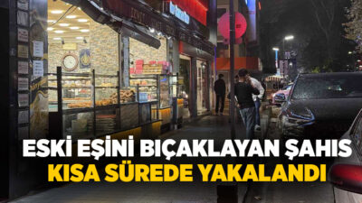 Kocaeli’nin İzmit ilçesinde eski eşini bacağından bıçaklayan şüpheli, polis ekiplerince