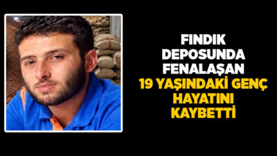 Düzce’nin Gölyaka ilçesinde iddialara göre bir fındık deposunda yükleme yaptığı