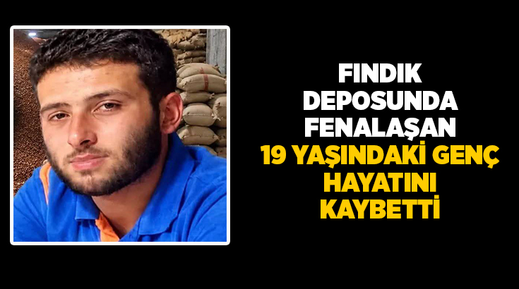 Düzce’nin Gölyaka ilçesinde iddialara göre bir fındık deposunda yükleme yaptığı