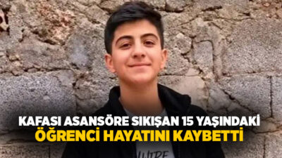 Bingöl’de okulun yük asansöründe kafası sıkışan öğrenci hayatını kaybetti Bingöl’ün