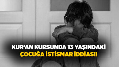 Sakarya’nın Serdivan ilçesinde bulunan yatılı Kur’an kursunda eğitim gören 13