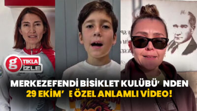 Denizli Merkezefendi Bisiklet Kulübü, 29 Ekim Cumhuriyet Bayramı dolayısıyla hazırladığı