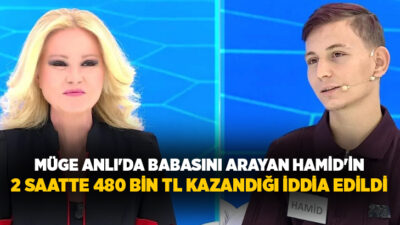 Müge Anlı ile Tatlı Sert programında babasını aramasıyla tanınan Hamid,