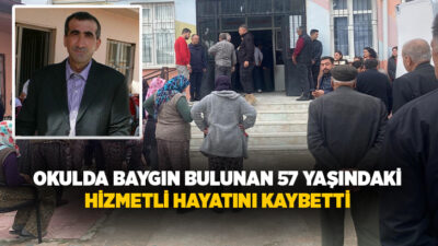 Manisa’nın Alaşehir ilçesinde yaklaşık 20 yıldır görev yaptığı ilkokulda öğretmenler