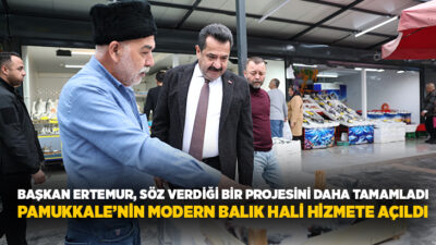 T.C. Pamukkale Belediye Başkanı Ali Rıza Ertemur’un vizyon projeleri arasında