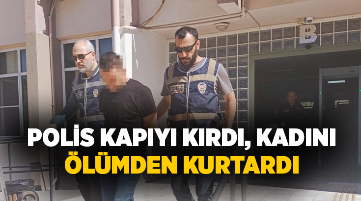 Aydın’ın Efeler ilçesinde bir ihbarı değerlendiren polis ekipleri, evin kapısını