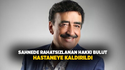 İstanbul'da bir restoranda sahne alan ünlü şarkıcı Hakkı Bulut sahnede