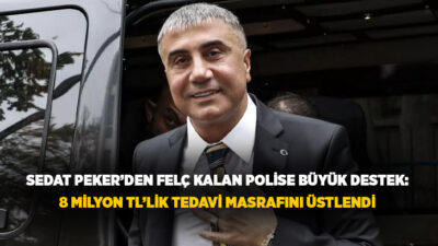 Birleşik Arap Emirlikleri’nde yaşayan Sedat Peker’in, trafik kazası sonrası felç