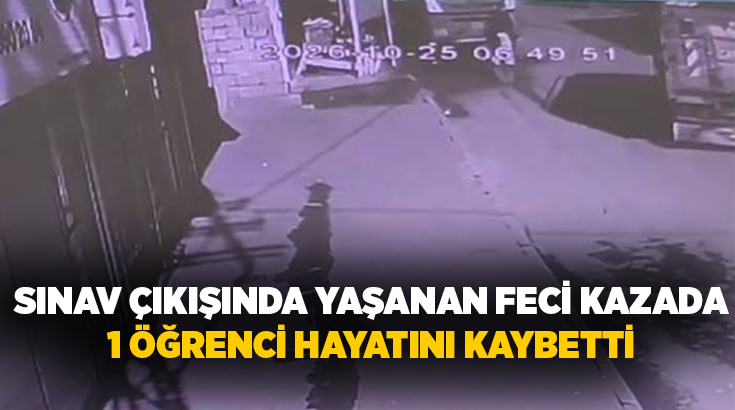 Ağrı’da beton mikserinin KPSS ortaöğretim sınavından çıkan öğrencilere çarptığı kazada