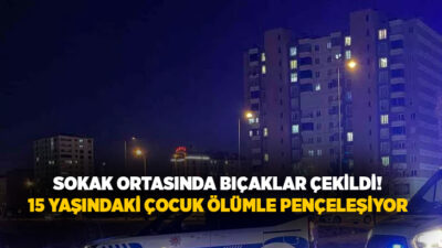 Kayseri'nin Melikgazi ilçesinde iki grup arasında çıkan tartışma bıçaklı kavgaya