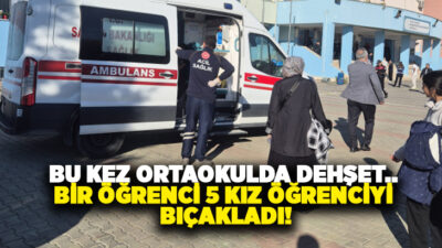 İstanbul Başakşehir'deki Şeyh Şamil İmam Hatip Ortaokulu'nda bir öğrencinin bıçaklı