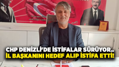 CHP Denizli İl Yönetim Kurulu Üyesi Engin Öz, parti içindeki