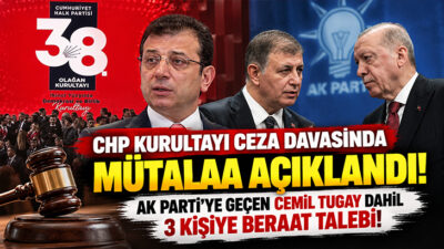 CHP’nin 38. Olağan Kurultayı’nda usulsüzlük yapıldığı iddialarıyla açılan ceza davasında