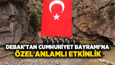 Denizli Büyükşehir Belediyesi Arama Kurtarma (DEBAK) ekibi, Acıpayam Kanyonu’nda düzenlediği