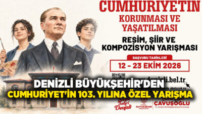 Denizli Büyükşehir Belediyesi, genç nesillerin Cumhuriyet bilincini, vatan sevgisini ve