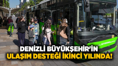 Denizli Büyükşehir Belediyesi’nin eğitimde fırsat eşitliğini güçlendirmek ve aile bütçelerine