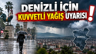 Meteoroloji Genel Müdürlüğü, Denizli genelinde beklenen yerel kuvvetli yağışların neden