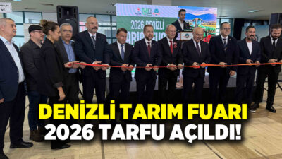 2026 TARFU Denizli Tarım Fuarı, ziyaretçilerine kapılarını açtı. Açılışa katılan