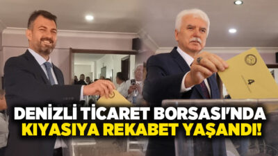 Denizli Ticaret Borsasında tamamlanan seçim sonuçlarına göre mevcut Başkan İbrahim