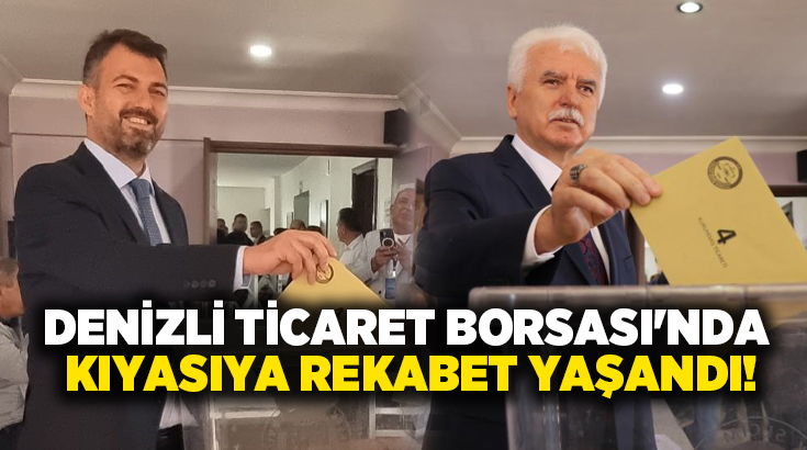 Denizli Ticaret Borsasında tamamlanan seçim sonuçlarına göre mevcut Başkan İbrahim