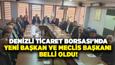 Denizli Ticaret Borsasında komite seçimlerinin tamamlanmasının ardından yapılan oylamalarda, Mehmet