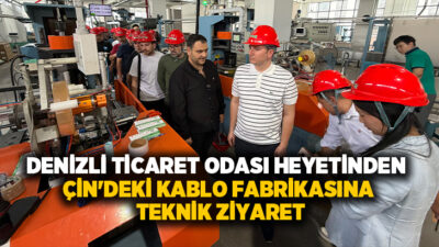 Denizli Ticaret Odası’nın (DTO) üyelerinden oluşan Denizli iş insanları heyeti,