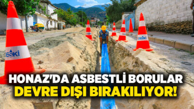 Denizli Büyükşehir Belediyesi DESKİ Genel Müdürlüğü tarafından Honaz ilçe merkezinde