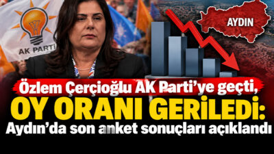 Aydın Büyükşehir Belediye Başkanı Özlem Çerçioğlu’nun AK Parti’ye katılmasının ardından