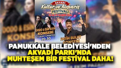 T.C. Pamukkale Belediyesi ilçenin her köşesini canlandırarak, sosyal ve kültürel