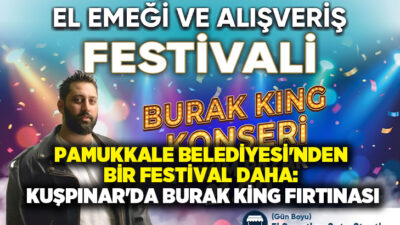 T.C. Pamukkale Belediyesi’nden dev bir festival daha geliyor. Pamukkale Belediyesi’nin