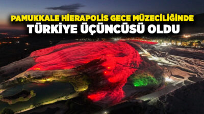 Hierapolis Pamukkale, gece müzeciliğinde 190 bin 910 ziyaretçiyle Türkiye üçüncüsü