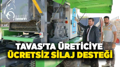 Tavas Belediyesi, Denizli Büyükşehir Belediyesi iş birliğiyle ilçeye kazandırılan silaj