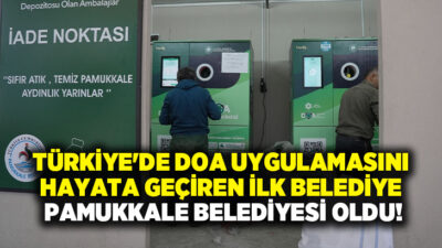 T.C. Pamukkale Belediyesi, İklim Değişikliği ve Sıfır Atık Müdürlüğü bünyesinde