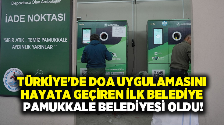 T.C. Pamukkale Belediyesi, İklim Değişikliği ve Sıfır Atık Müdürlüğü bünyesinde