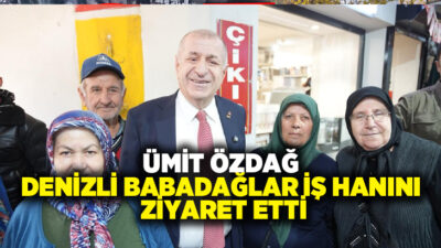 Zafer Partisi Genel Başkanı Prof. Dr. Ümit Özdağ, Denizli'de Babadağlar
